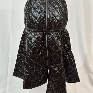 Faux Patent leather asymmetrical skirt - Size XL - New with Tags